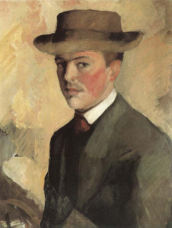Self-Portrait with Hat